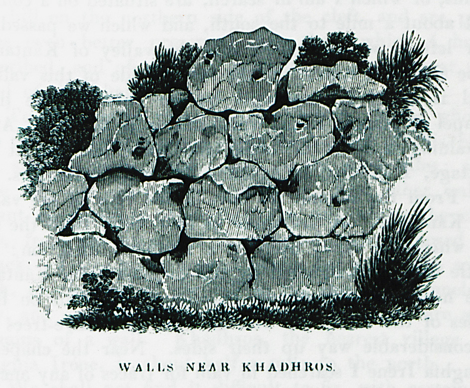 Τμήμα τείχους της αρχαίας Καντάνου, κοντά στο χωριό Κάδρος στα Χανιά